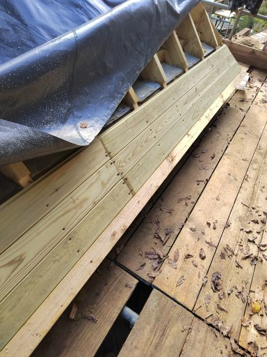Tongue & Groove treated boards