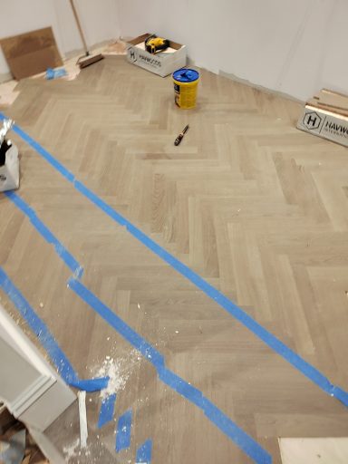 herringbone oil treated wood flooring