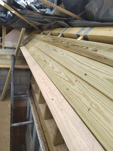 Tongue & Groove treated boards